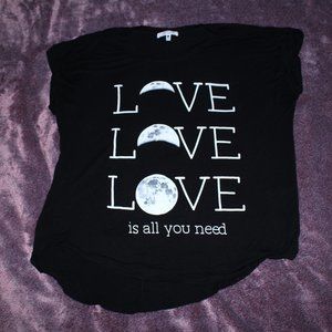 Love Is All You Need Moon Phases Women's Tee